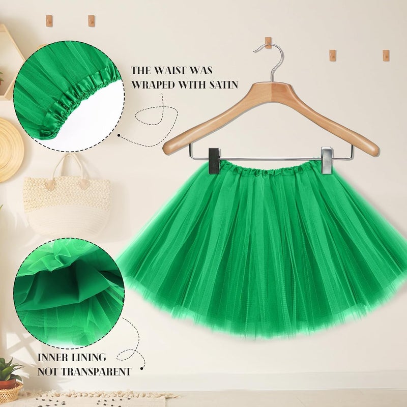 Lainlight Store Tutus for Women, Adult Tutu Skirts for Women 4 Layered Classic Elastic Tulle Tutu Skirts Party Festival Running - Image 3